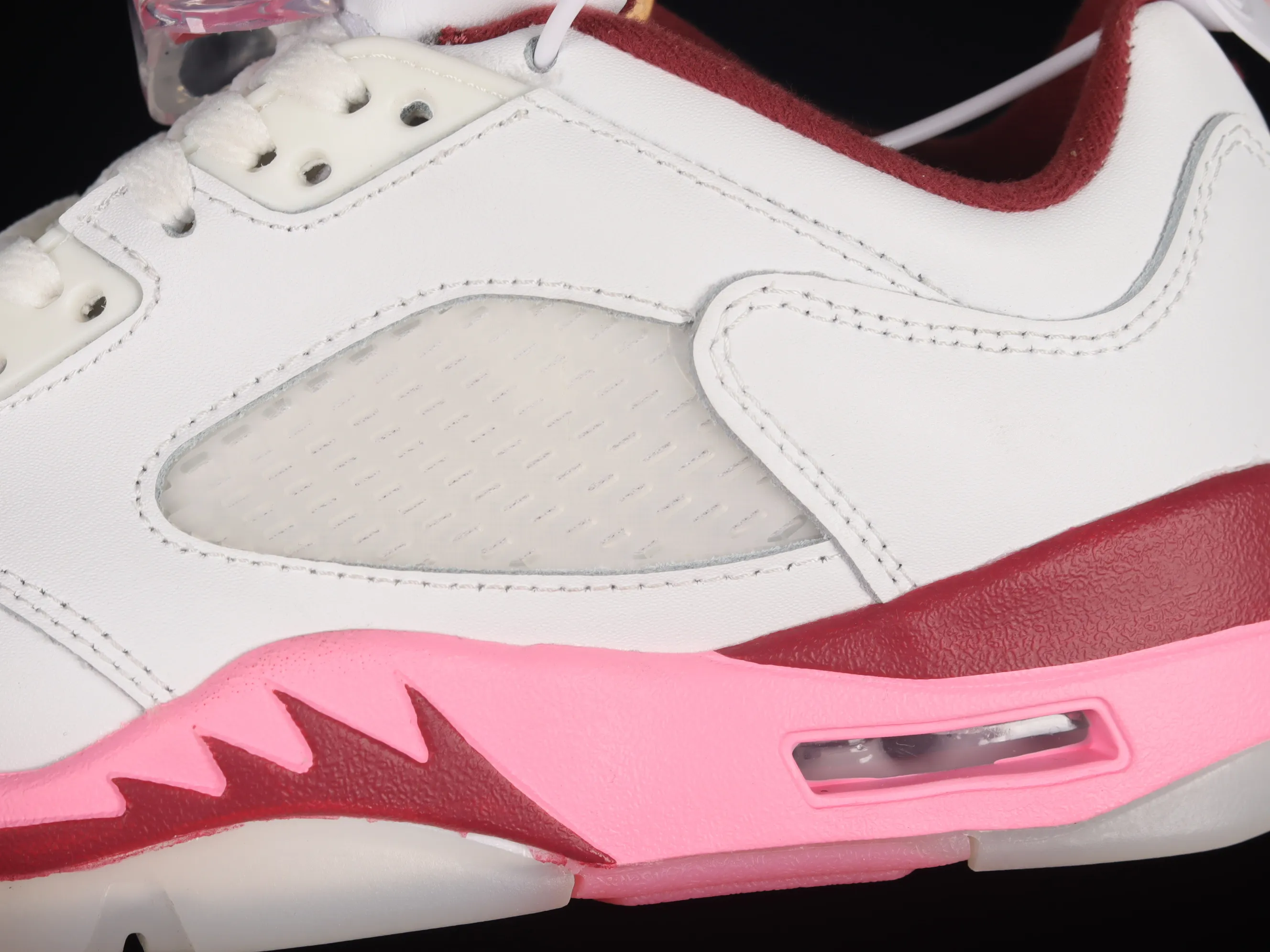 All categories Air Jordan Jordan series basketball shoes Air Jordan 5 Air Jordan Retro Low AJ5 Joe 5 white and pink low-top basketball shoes DX4390-116